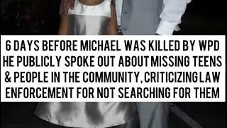 Michael Barrera Spoke Out About Missing People & Against LEO 6 Day Before WPD Killed Him