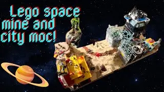 Lego M-tron mine and space police city MOC.