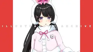 【イラストアーカイブ】にじさんじ 月ノ美兎【二次イラスト回】Real Time Drawing Process