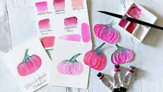Art Exploration: Painting Brushstroke Pumpkins in Watercolor
