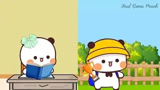 Gochu's best friend 🤭 | bubu dudu | panda bear | peach goma | best friend story