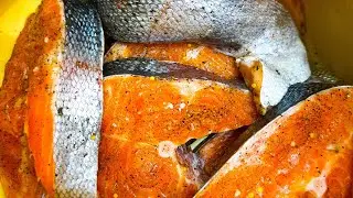 КАК ЗАСОЛИТЬ КРАСНУЮ РЫБУ. УХА. ШАШЛЫК ИЗ ФОРЕЛИ.