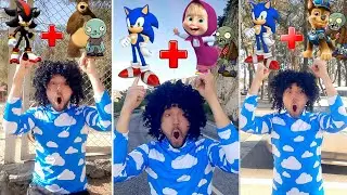 Sonic + Masha and the Bear and Zombie = Sonic Animation