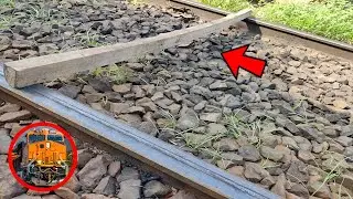 Train Vs wood Experiment OMG 😳 || Train Experiments @TrainExperiments