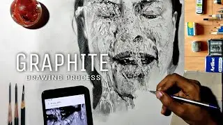 GRAPHITE DETAILED REALISTIC DRAWING || How To Draw Realistic Drawing.