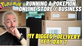 Running A Pokemon Online Store / Business (My Biggest Supplier Delivery Yet) Day 7