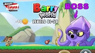 Barry World Adventure - Levels 41-50 + BOSS (Android Gameplay)