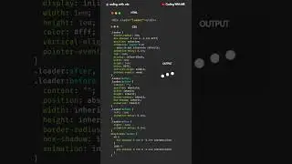 Simple CSS Loader That Actually Works 