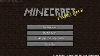 Minecraft Beta — возвращение к истокам — экскурсия по моему первому миру