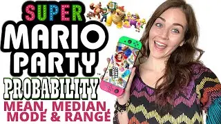 Super Mario Party BEST Character DICE | Mean, Median, Mode & Range