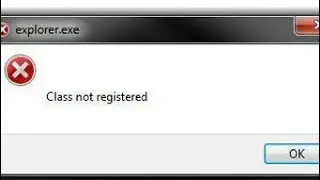 FIX: Class Not Registered On Windows 7/8/10 ☑️