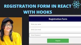 Create Registration Form in React JS in Hindi | React Simple Project For Beginners 
