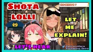 Shiranui Flare Talk About Shota and Lolli n Put Herself Under Ozora Police Watch [Hololive/Eng Sub]