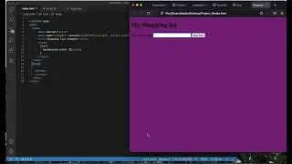 A shopping list with | HTML & Javascript