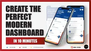 Create The Perfect Modern Dashboard In Adobe XD(In 10 mins)