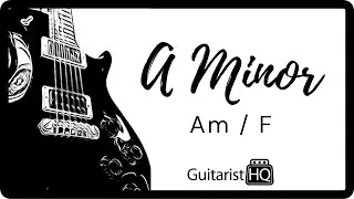 Simple, Tasty and Soulful Jam in A Minor - Guitar Backing Track at 80 BPM