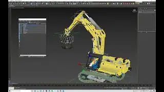 Part 8 - 3dsmax Lego Excavator Mechanical Rigging Tutorial