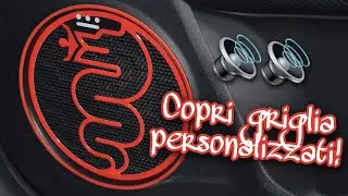 Grille Cover Stickers for Woofers! Alfa Romeo MiTo 🐍