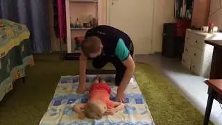 Оздоровительный массаж Юмейхо детям. Диана 4 года