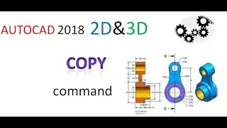 Copy command Auto cad 2021