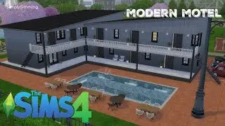 TS4 Lot Build // Modern Motel + CC