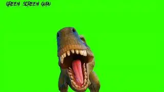 Green Screen Animation - 3D Dinosaur (COPYRIGHT FREE)