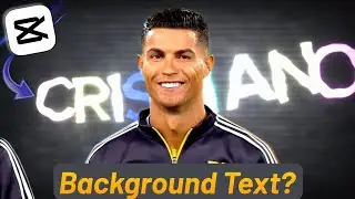 How To Add Background Text In CapCut