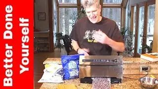 Lacto-fermented Blueberries in a Vacu-seal bag!