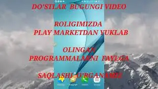 Play Marketdan Yuklab Olingan grogrammalarni faylga yuklash