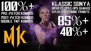 Mk11 Ultimate: Sonya Highest Damage Combo Compilation