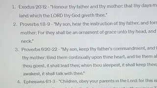 Honor Your Father & Mother