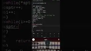 print reverse of string by passing string into function using pointer in C programming.
