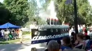 Part 3 The Titanic ship skit in action with sound by  DJCurt