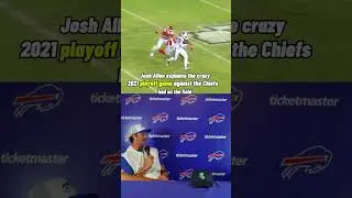 Josh Allen explains trying to beat Mahomes in the playoffs #nfl #shorts #fyp #youtubeshorts