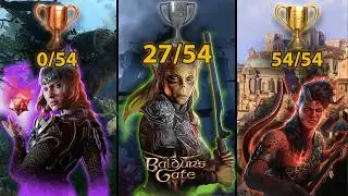 I speedran Baldur's Gate 3 for every single achievement