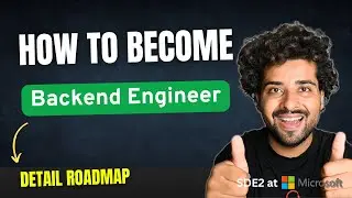 Roadmap to become Backend Engineer | Backend Engineer Complete Roadmap