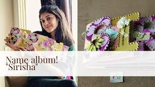 Sirisha Name album / Name scrapbook @thepaperworld