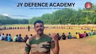 JY DEFENCE ACADEMY GIVING FREE COACHING TO UNIFORM SERVICES[SSC GD,AGNIVEER ARMY,NAVY,AIRFORCE]