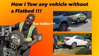 How to tow any AWD vehicle without a flatbed tow truck (using tow dollies)