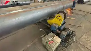 40ton Self Aligned Rotator Assisting Welding and Cutting - filed operation