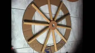 Como fazer uma roda cenográfica para decoração de festas.