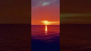Рассвет на море 🌊