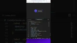 ⚡ Animated Download Button with HTML & CSS 