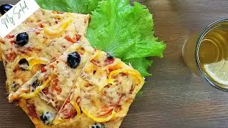5 minutes and it's ready! PIZZA from pita bread. Simple, tasty and very fast.    |My Salad