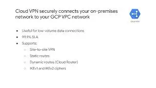 1.2 Cloud VPN | Interconnecting and Networks | Elastic Google Cloud Infrastructure: Scaling and Auto