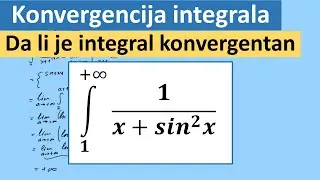 Konvergencija integrala zadatak