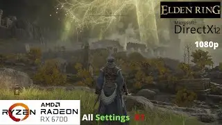 Elden Ring - RX 6700 Benchmark Run | All Settings | RT