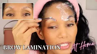 DIY Brow Lamination at Home │First Time│Step by Step Tutorial│Review