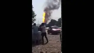 Таджикистан взрыв Автозаправки в Курган.