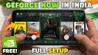 GeForce Now India is HERE! 🇮🇳 (Free Plan) | GeForce Now Setup on Android - Smooth Gameplay 